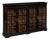 Morgan Glass Doors Low Sideboard by Sarreid LTD For Sale