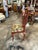 Mid 20th Century Vintage Queen Anne Red Chinoiserie Chair For Sale - Image 5 of 7