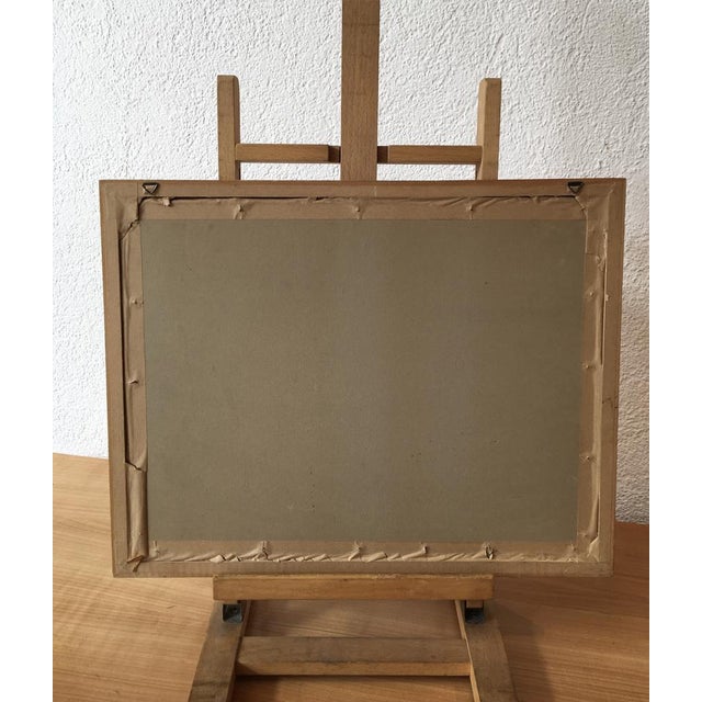 Hans Albert Falk, Pont de Zurich avec vue sur la rivière Limmat, Gouache on Paper, Framed For Sale - Image 8 of 9