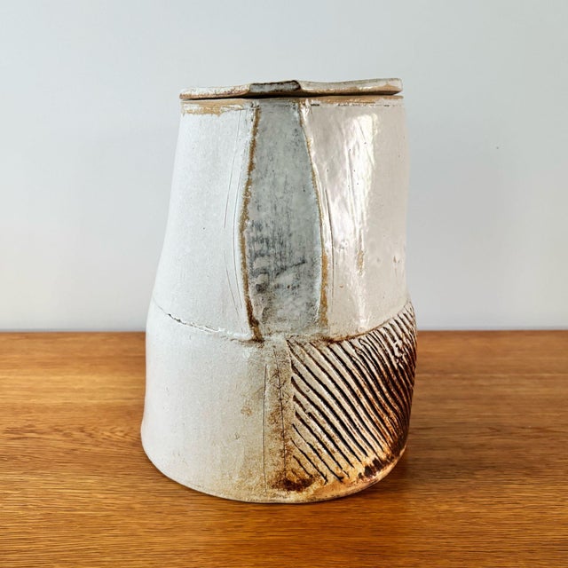 Large Lidded Vase or Pot by Petri Voet, 1990s For Sale - Image 4 of 13