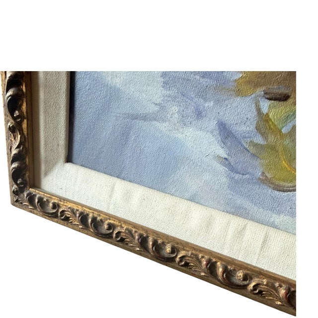 Michael Logan (1939-2016) California Impressionist Cantaloupe Still Life Oil Painting, Framed For Sale - Image 9 of 11