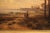 C.G., Romantic Landscape with Figures and Lake, 19th Century, Oil on Wood, Framed For Sale - Image 3 of 10