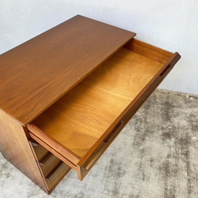 Brown Vintage Teak Chest of Drawers from Avalon, 1960s For Sale - Image 8 of 11