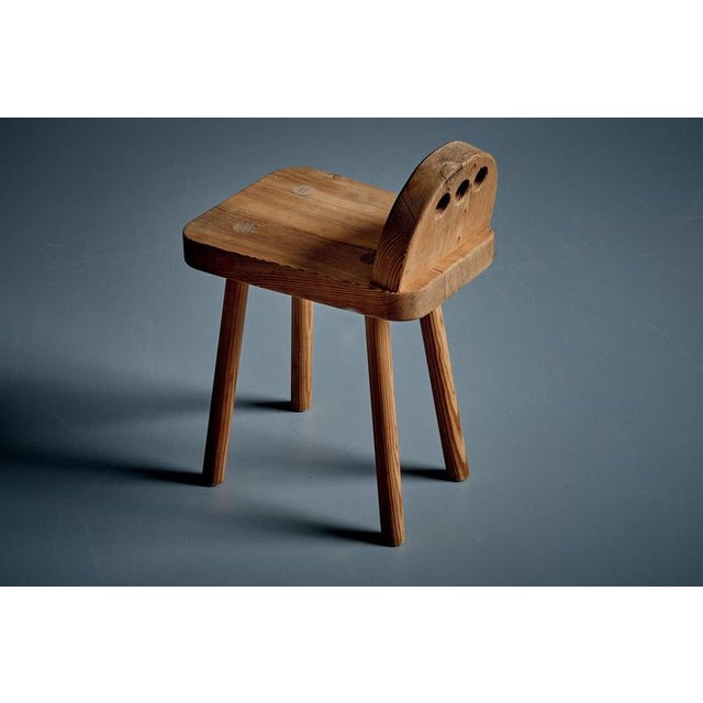 Wood Scandinavian Pine Sauna Stool, Finland, 1960s For Sale - Image 7 of 11