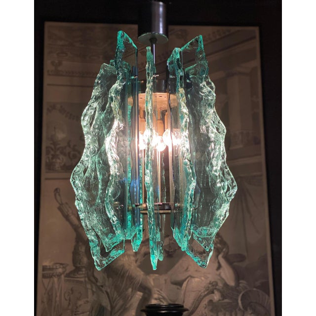 Cut-Glass Chandelier from Fontana Arte, 1960s For Sale - Image 13 of 15