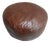 Vintage Leather Pouf, 1960s For Sale