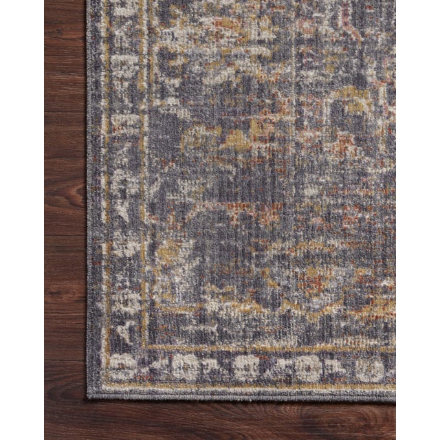 Loloi Rugs Chris Loves Julia x Loloi Rosemarie Graphite / Multi 2'-7" x 8'-0" Runner Rug For Sale - Image 4 of 6