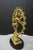 Brass 1970s Bright Brass Nataraja Dancing Shiva Sculpture on Wooden Base – 8" For Sale - Image 8 of 17