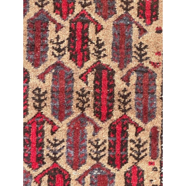 Small Vintage Baluch Rug, 1950s For Sale - Image 4 of 14