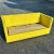 Vintage Mod Sofa Bright Yellow Mid Century Modern Spaceage For Sale - Image 4 of 5