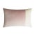 Contemporary Pink and White Double Rectangle Velvet Pillow from Lo Decor For Sale - Image 3 of 3