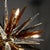 Modernist Mixed Hand-Blown Murano Glass Spike Form Sputnik Chandelier W/ Brass For Sale - Image 18 of 18