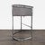 Euro Style Modern Grey Counter Stool With Metal Frame For Sale - Image 4 of 10