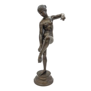 1970s Graceful Greek Goddess Statue For Sale