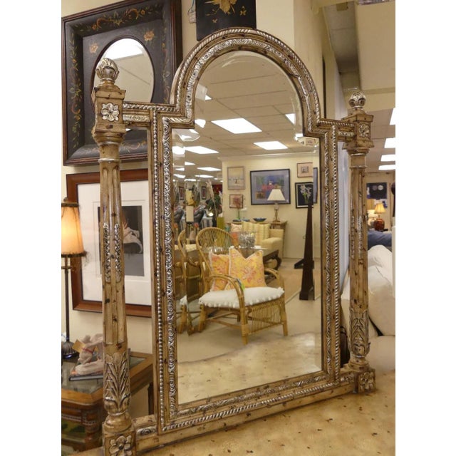 Vintage LaBarge Louis XVI Painted Vanity, Mirror For Sale - Image 15 of 16