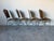 Palma Brava Wrought Iron & Brown Leather Dining Chairs – Set of 4 For Sale In Miami - Image 6 of 13