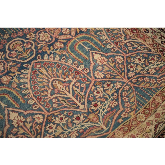 Antique Fine Kerman Carpet - 9'6" x 13'8" For Sale - Image 9 of 14