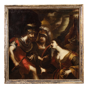 The Dispute Between Agamemnon and Achilles Over Briseis, 1640, Oil on Canvas