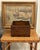 Antique 19th Century Dovetailed Wooden Storage Box With Iron Reinforcements For Sale - Image 9 of 12