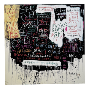 Jean Michel Basquiat, Museum Security (Broadway Meltdown), Print