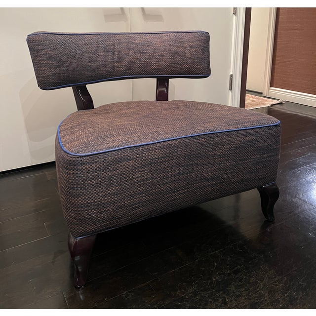 Mid-Century Modern Vintage Thayer Coggin Chair - Custom For Sale - Image 3 of 13