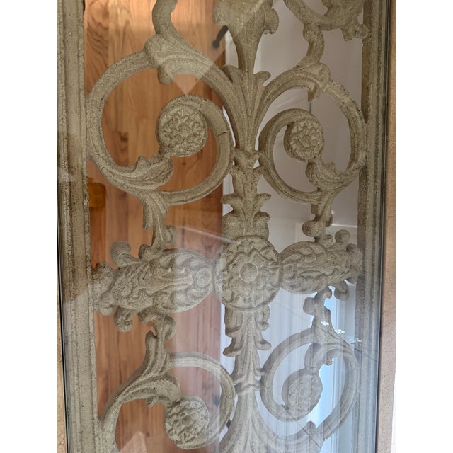 Add a grand, Old World architectural statement to your home with this magnificent vintage Mediterranean console table....