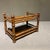Vintage Chinese Rosewood Bamboo-Form Display Stand / Mother of Pearl Inlay Tea Shelf For Sale - Image 4 of 9