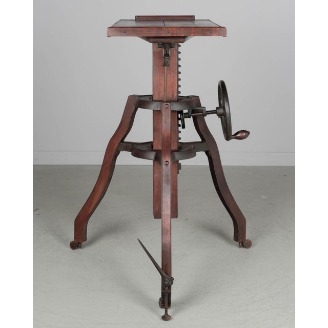 Industrial Adjustable Pedestal Century Studio Camera Stand For Sale - Image 3 of 18