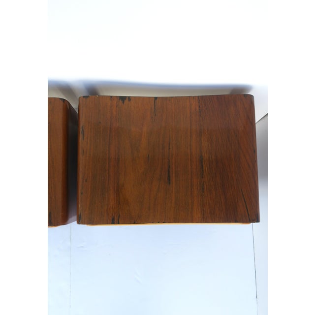 Art Deco Wood Benches, Pair For Sale - Image 16 of 18