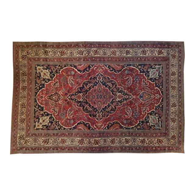 1900's Antique Persian Dorokhsh Palace Rug, 13' X 20' For Sale