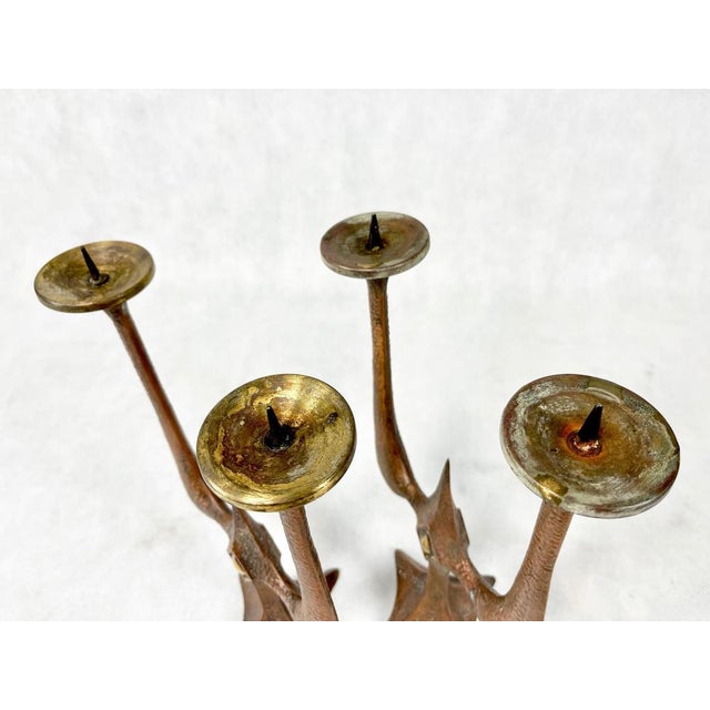 Polish Brutalist Candleholders, 1970s, Set of 2 For Sale - Image 10 of 16