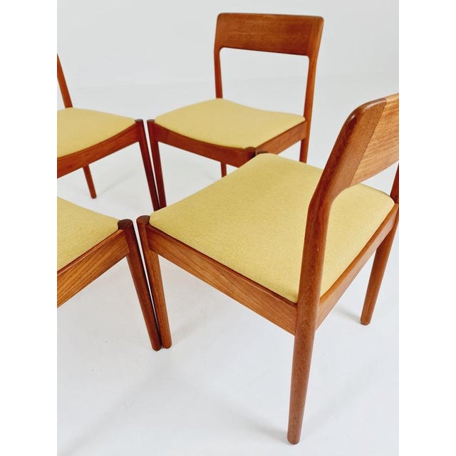 Danish Teak Dining Chairs by Johannes Norgaard 1960s, Set of 4 For Sale - Image 17 of 18