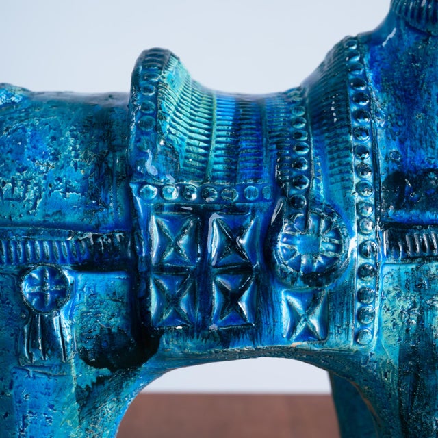 Rimini Blu Horse Sculpture by Aldo Londi for Bitossi, Italy, 1970s For Sale - Image 18 of 18