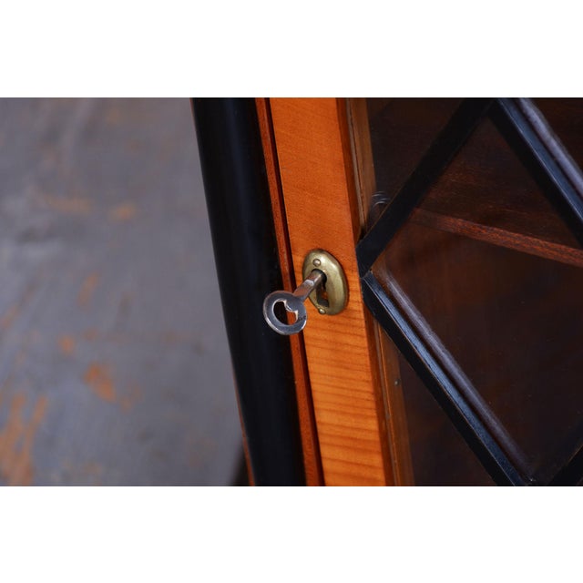 Small Biedermeier Display Cabinet in Cherry Wood, 1850s For Sale - Image 5 of 12