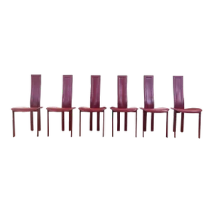 Postmodern 1980s Design Icon "Alice" Chairs by Giorgio Cattelan for Cattelan Italia - Set of 6