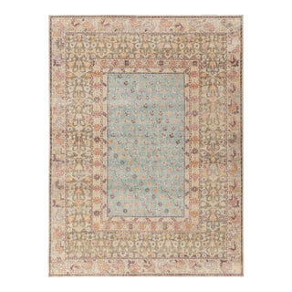 Rug & Kilim’s Posey Rug in Light Blue, 10x14 For Sale