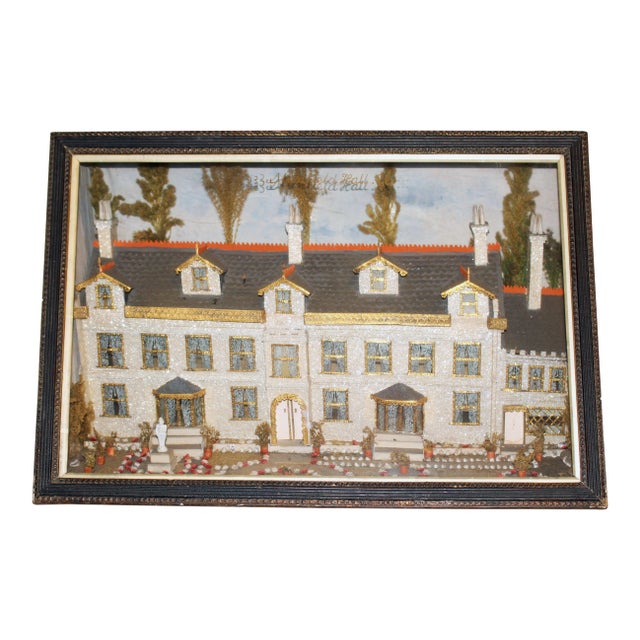 Vintage English Diorama of Stanfield Hall For Sale