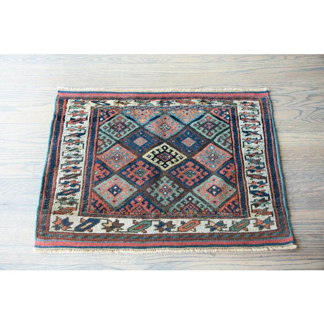 Early 20th Century Kurdish Jaffe Rug For Sale - Image 9 of 10