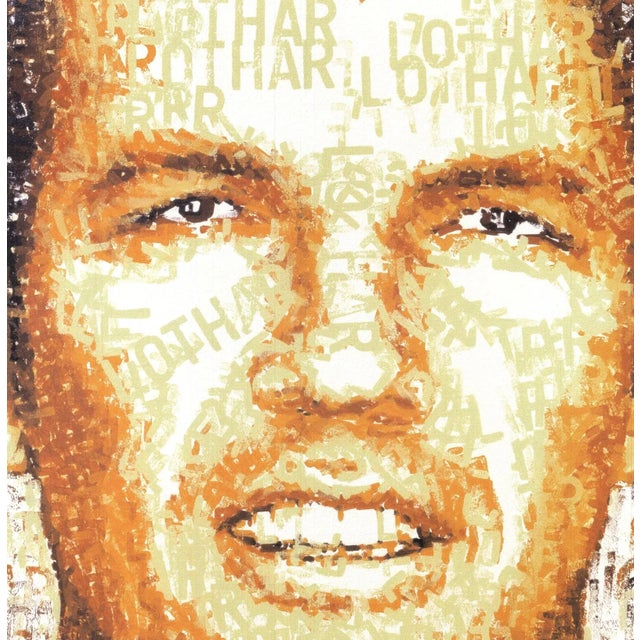 Pop Art 1989 Chris Britz 'Matt Lothar' Pop Art Brown Germany Offset Lithograph For Sale - Image 3 of 5