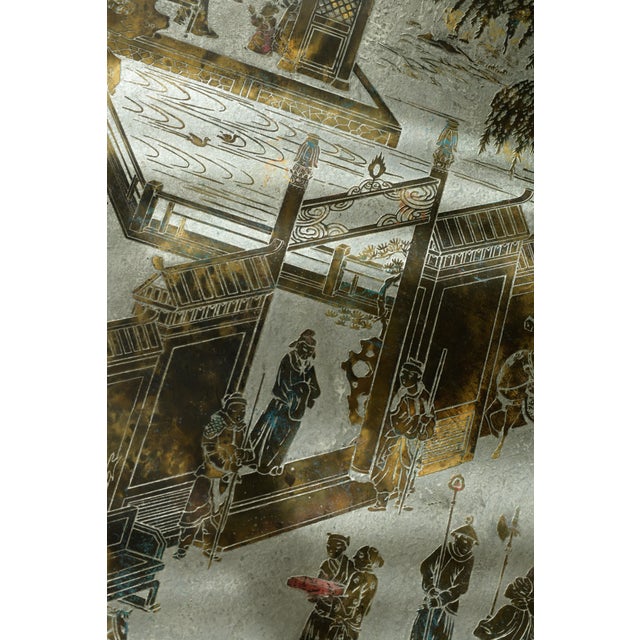 Mid-Century Modern Coffee Table by LaVerne, Brass & Pewter, 1965 For Sale - Image 9 of 12