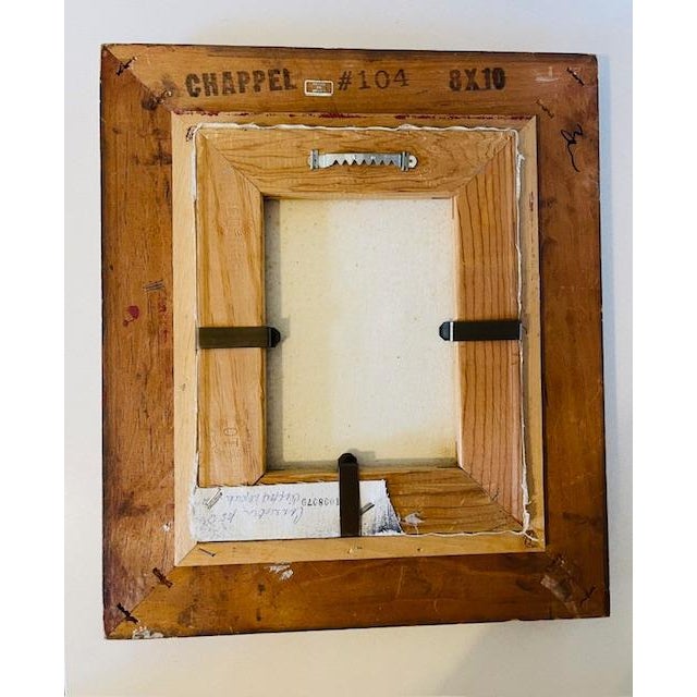 Paint Late 20th Century Original Oil Winter Landscape, Vintage For Sale - Image 7 of 12
