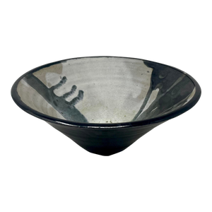 Vintage Organic Modern Glazed Studio Pottery Bowl