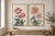 Crimson & Blush Diptych – Vintage Japanese Botanical Prints (Set of 2), 24" X 36" For Sale In Buffalo - Image 6 of 8