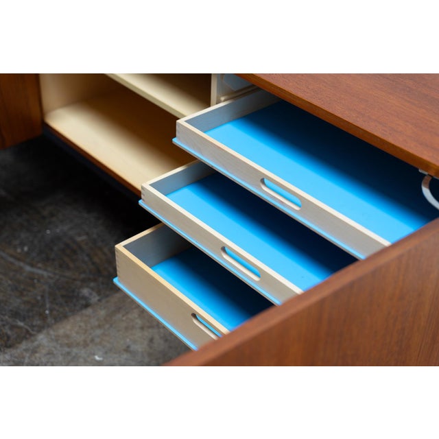 Vintage Model B40 Sideboard in Teak by Dieter Waeckerlin for Behr, 1960s For Sale - Image 10 of 14