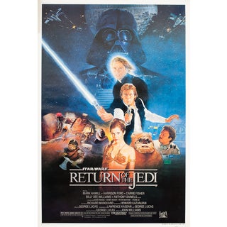 Return of the Jedi 1983 Original Vintage Poster For Sale