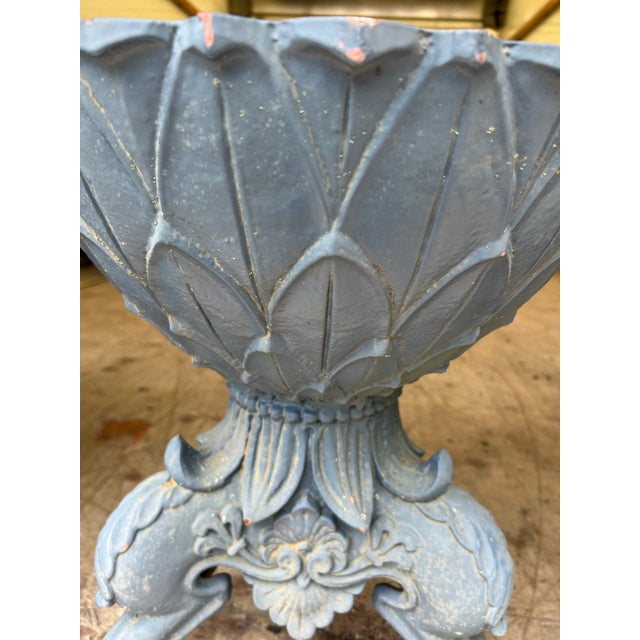 French Rare Neoclassical Antique Garden Urns- A Pair For Sale - Image 3 of 17