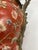 Ceramic Large Chinese Porcelain Jardiniere Chinoiserie Planter Ornate Cast Metal Handles Coral Floral Cachepot For Sale - Image 7 of 9