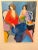 Orange 1980s Itzchak Tarkay Women Lounging Limited Serigraphs - Set of 2 For Sale - Image 8 of 11