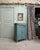 Blue Small Parisian Painted Buffet, 1950s For Sale - Image 8 of 18