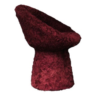 Aifunghi Banet Dining Chair with Aubergine Fluff by Bart Schilder For Sale